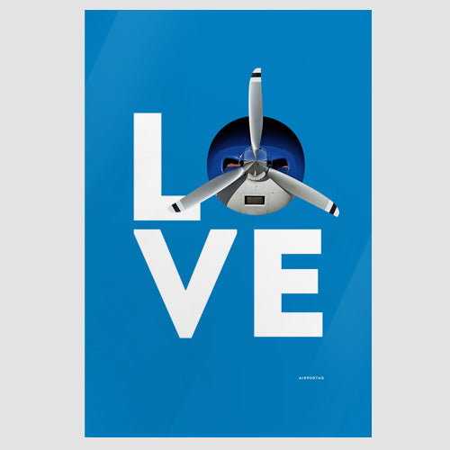 Love Propeller - Poster - Airportag
