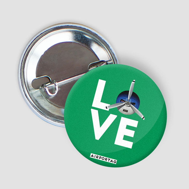 Love Propeller - Button - Airportag