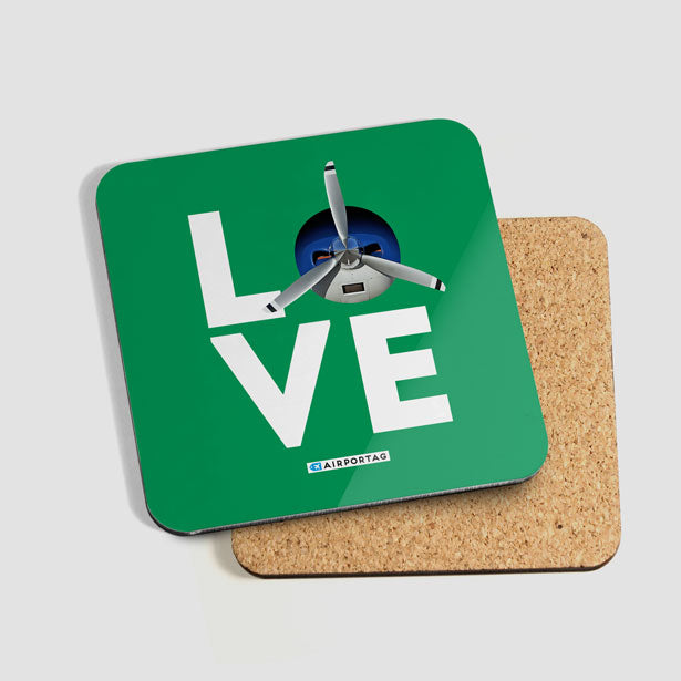 Love Propeller - Coaster - Airportag