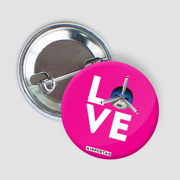 Love Propeller - Button - Airportag