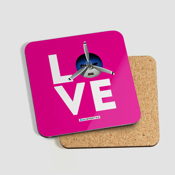 Love Propeller - Coaster - Airportag