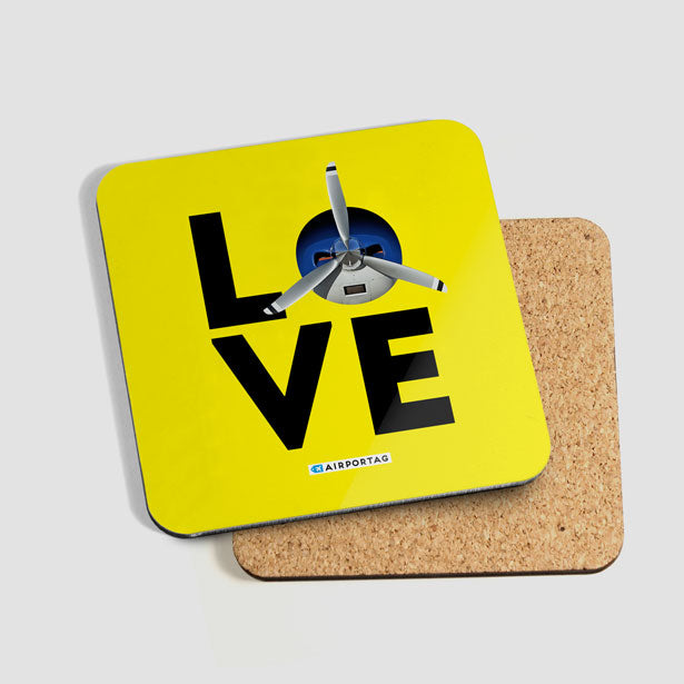 Love Propeller - Coaster - Airportag