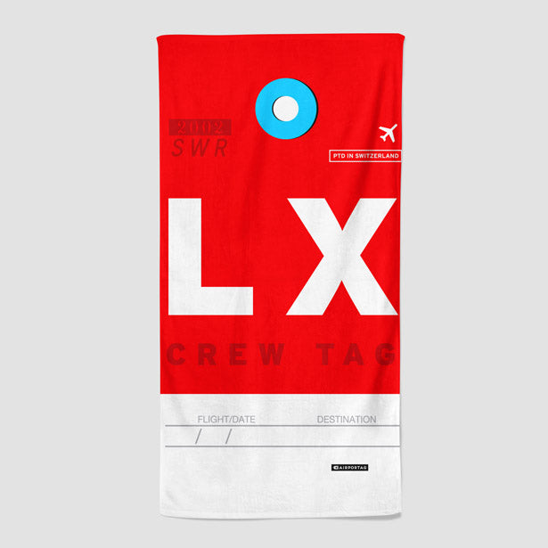 LX - Beach Towel - Airportag