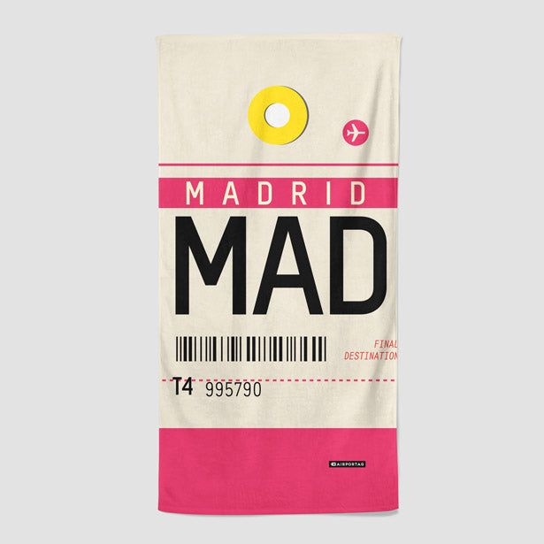 MAD - Beach Towel - Airportag