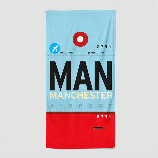 MAN - Beach Towel - Airportag