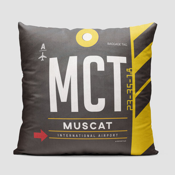 MCT - Throw Pillow - Airportag