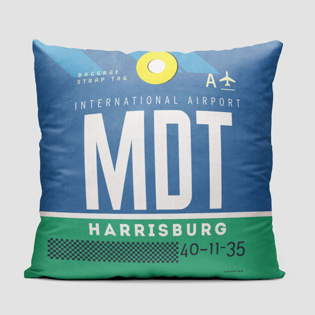 MDT - Throw Pillow - Airportag