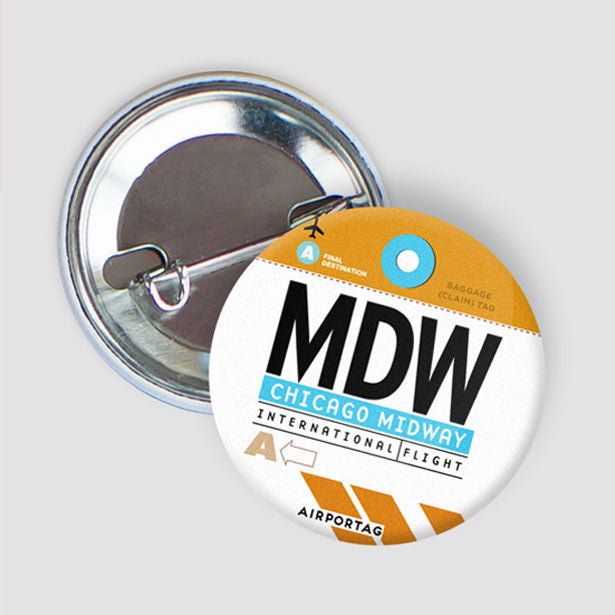 MDW - Button - Airportag