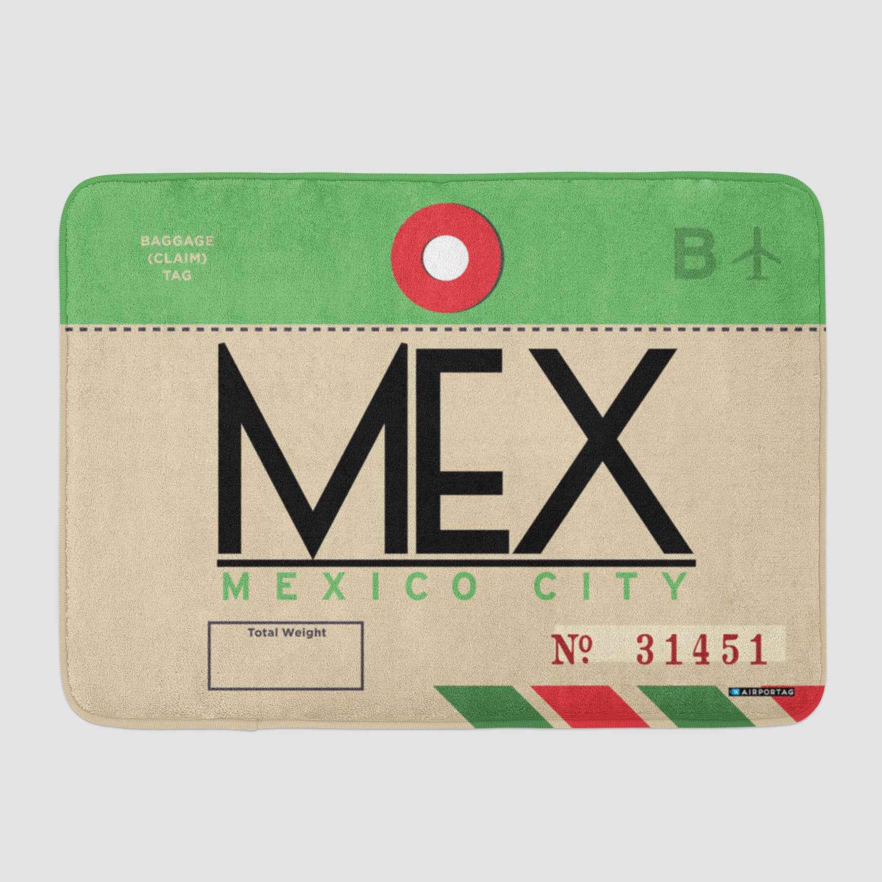MEX - Bath Mat - Airportag