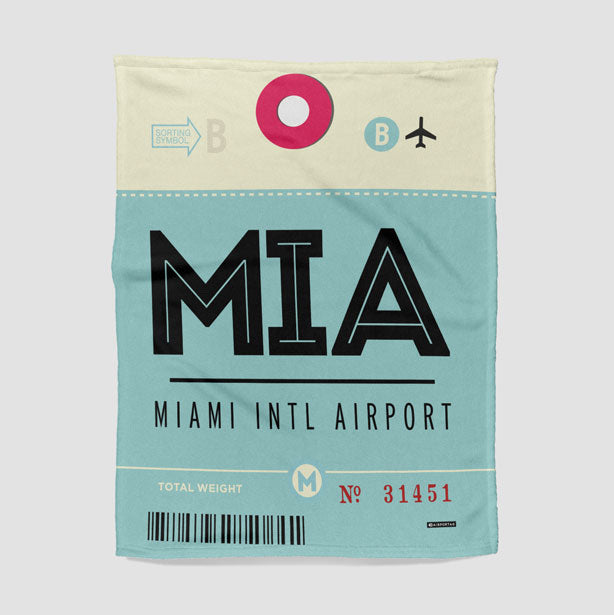 MIA - Blanket - Airportag