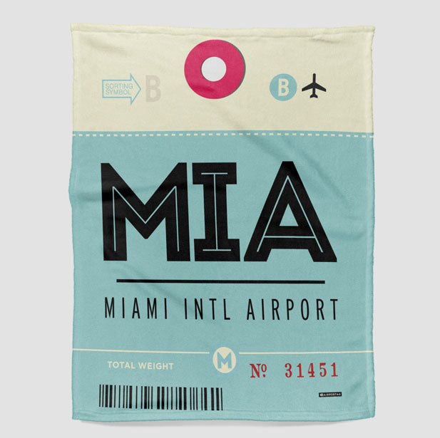 MIA - Blanket - Airportag