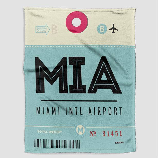 MIA - Blanket - Airportag