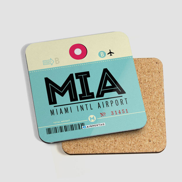 MIA - Coaster - Airportag