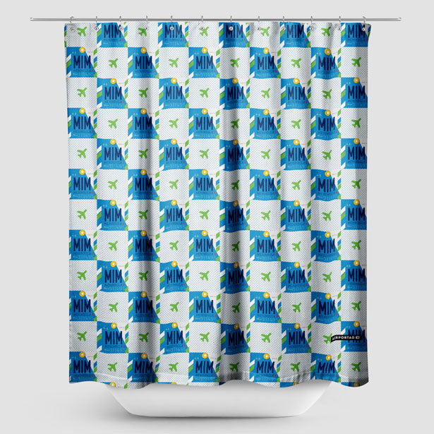 MIM - Shower Curtain - Airportag