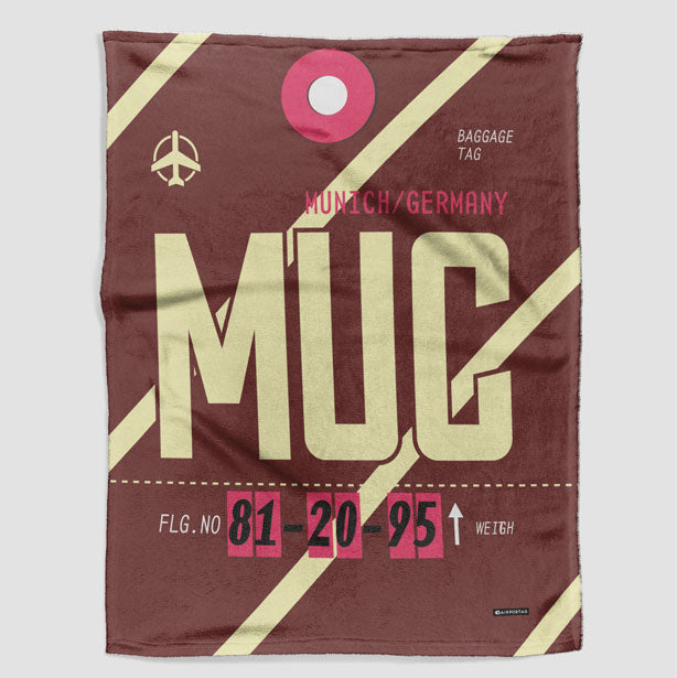 MUC - Blanket - Airportag