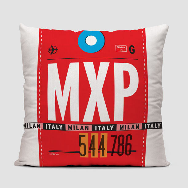 MXP - Throw Pillow - Airportag