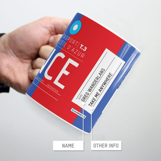 NCE - Mug - Airportag