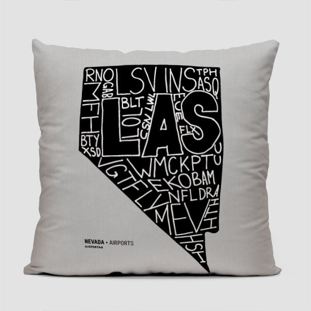 Nevada - Throw Pillow - Airportag