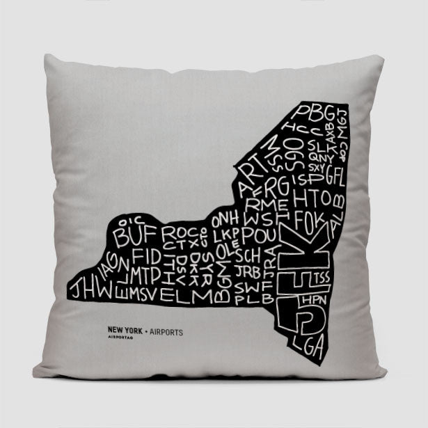 New York - Throw Pillow - Airportag
