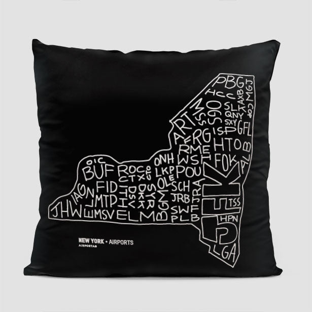 New York - Throw Pillow - Airportag