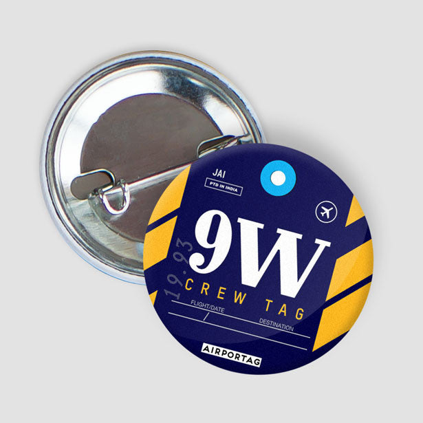 9W - Button - Airportag