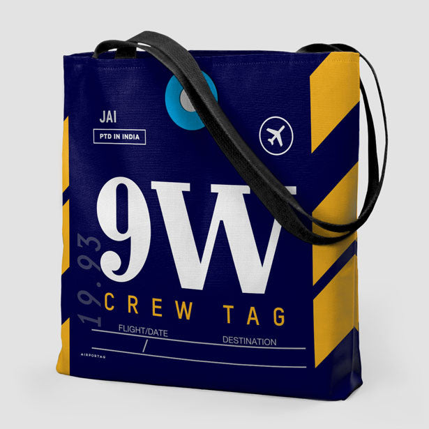 9W - Tote Bag - Airportag