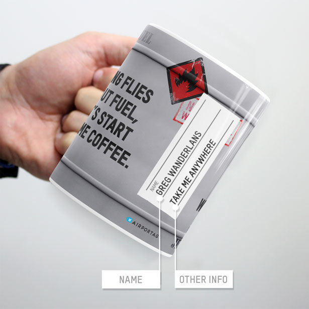Nothing Flies Without Fuel - Mug - Airportag