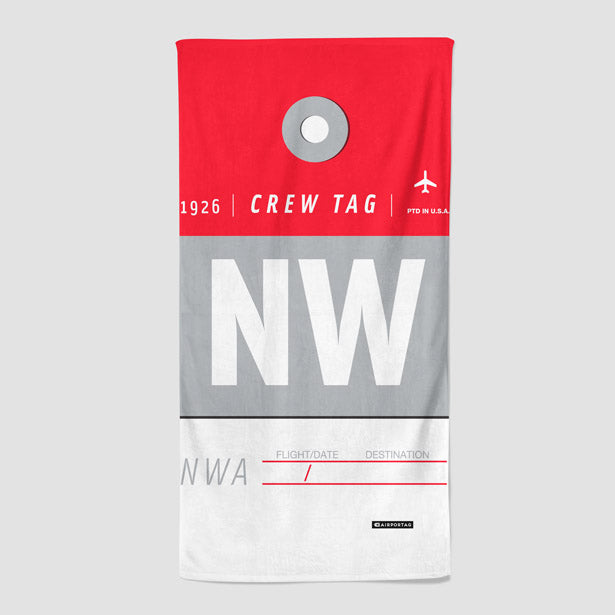 NW - Beach Towel - Airportag