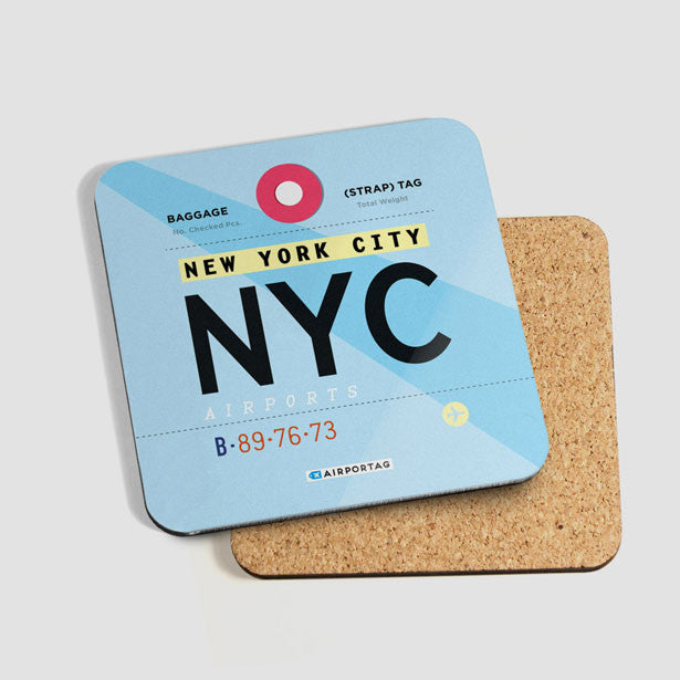 NYC - Coaster - Airportag