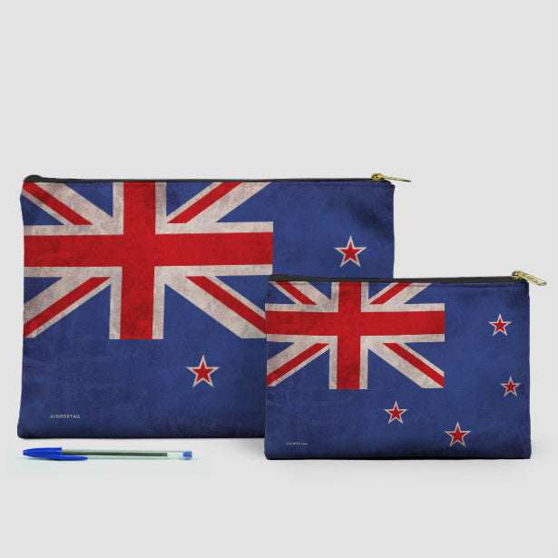 New Zealand Flag - Pouch Bag - Airportag