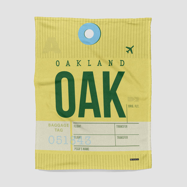 OAK - Blanket - Airportag