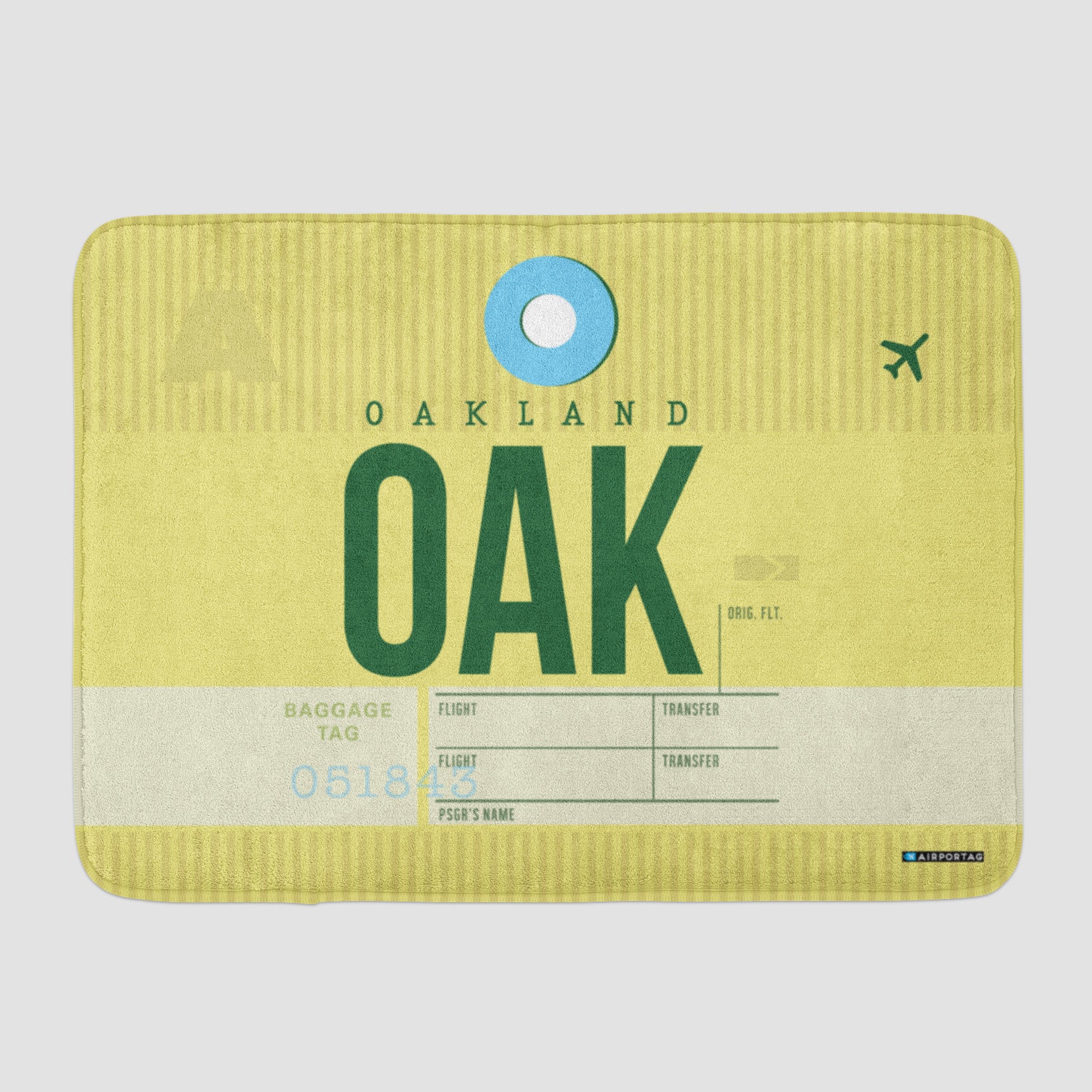 OAK - Bath Mat - Airportag