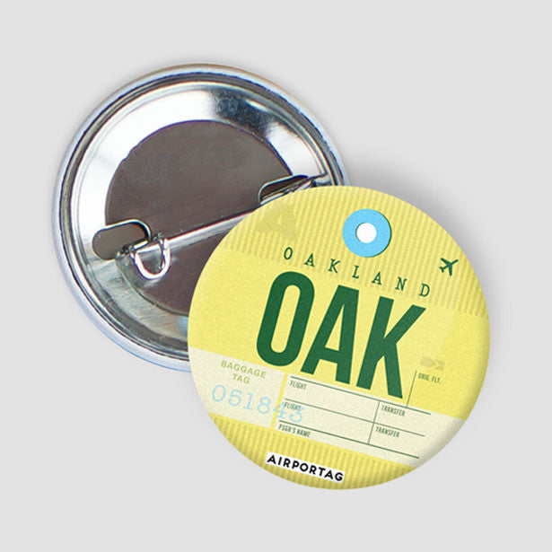 OAK - Button - Airportag