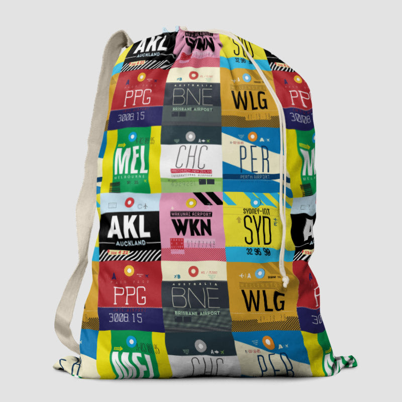Oceania Airports - Laundry Bag - Airportag