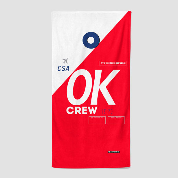 OK - Beach Towel - Airportag