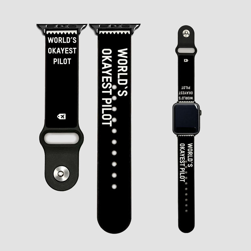 World's Okayest Pilot - Apple Watch Band