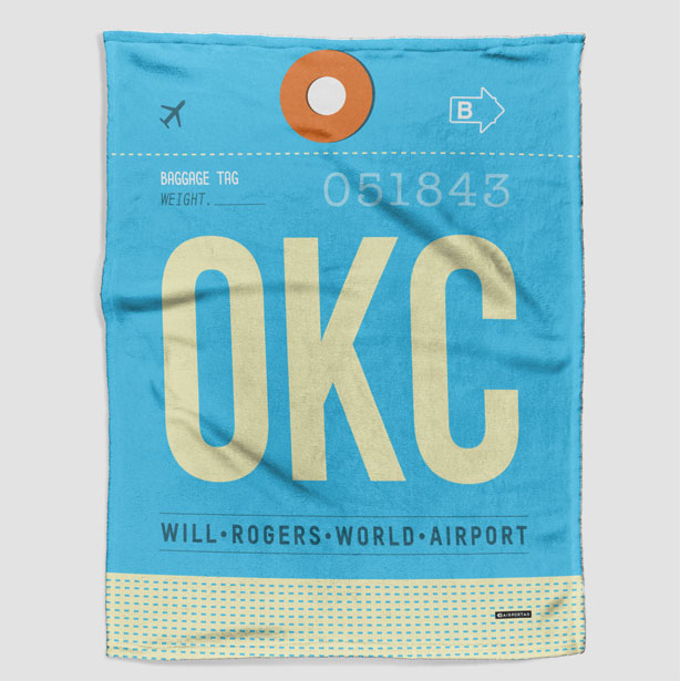 OKC - Blanket - Airportag