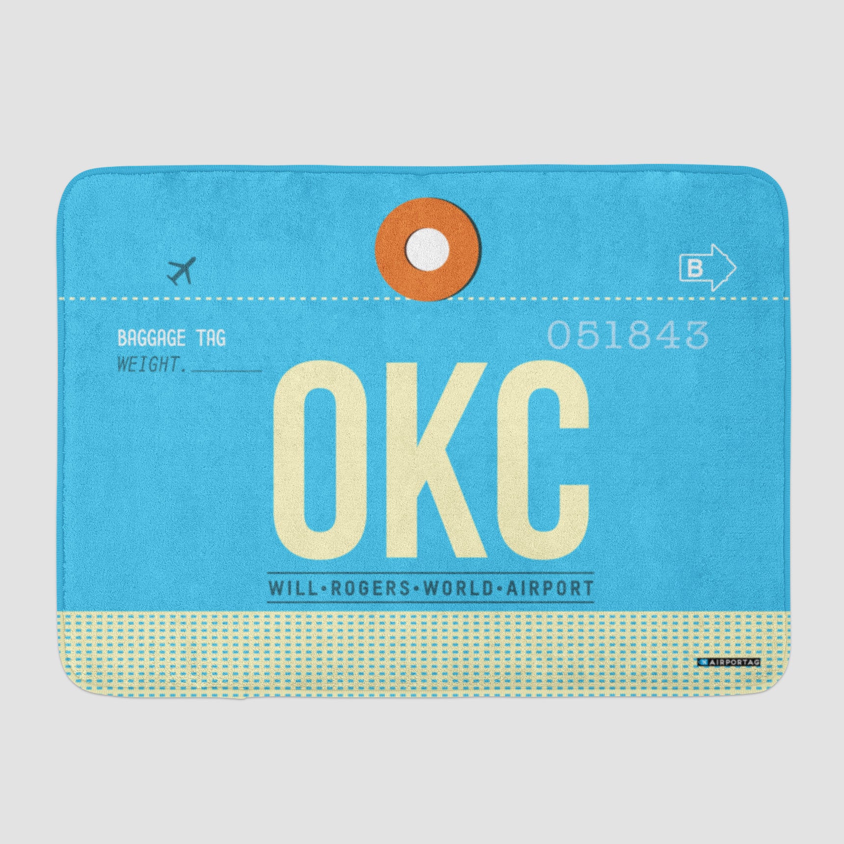 OKC - Bath Mat - Airportag