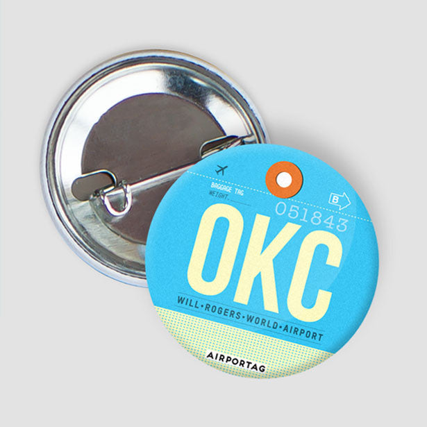 OKC - Button - Airportag