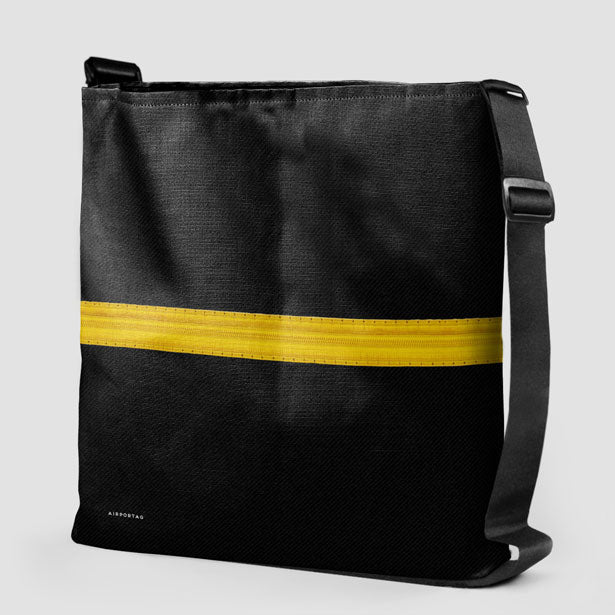Black Pilot Stripes - Tote Bag - Airportag