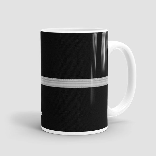 Black Pilot Stripes - Mug - Airportag