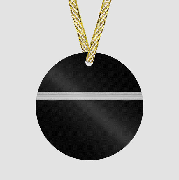 Black Pilot Stripes - Ornament - Airportag