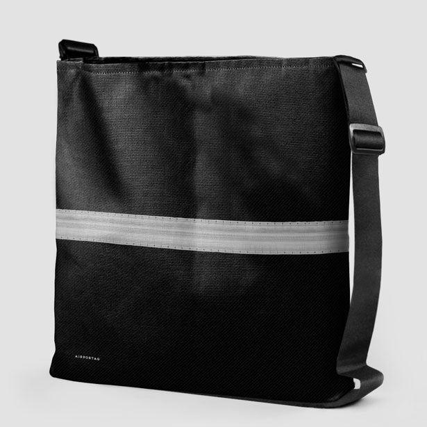 Black Pilot Stripes - Tote Bag - Airportag
