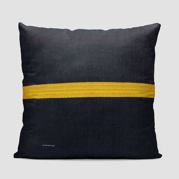 Pilot Stripes - Throw Pillow - Airportag