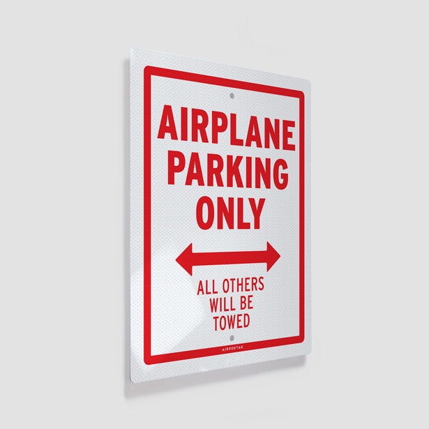 Airplane Parking Only - Metal Print - Airportag