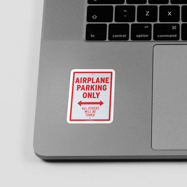 Airplane Parking Only - Sticker - Airportag