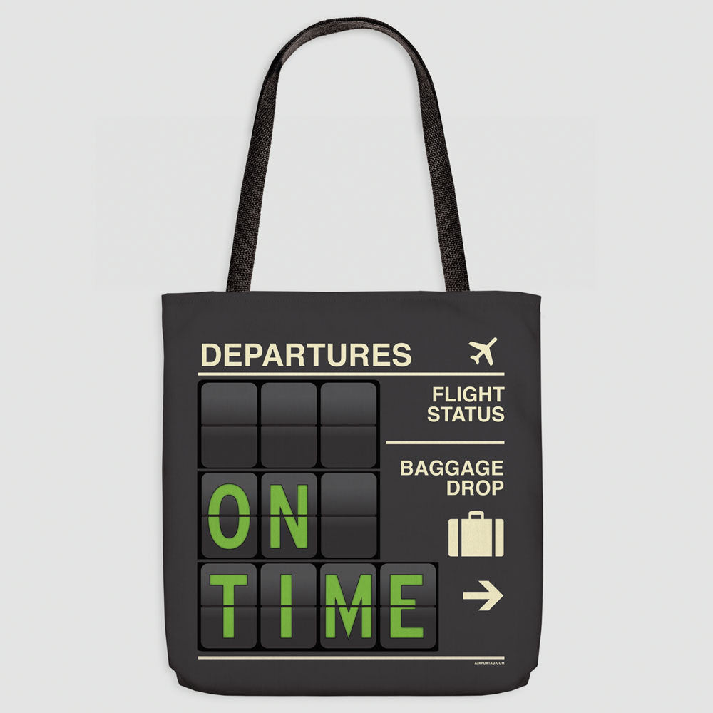 On Time - Tote Bag - Airportag