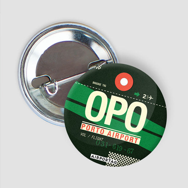 OPO - Button - Airportag