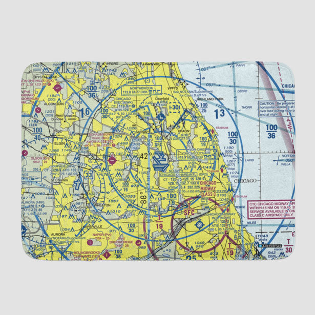 ORD Sectional - Bath Mat - Airportag