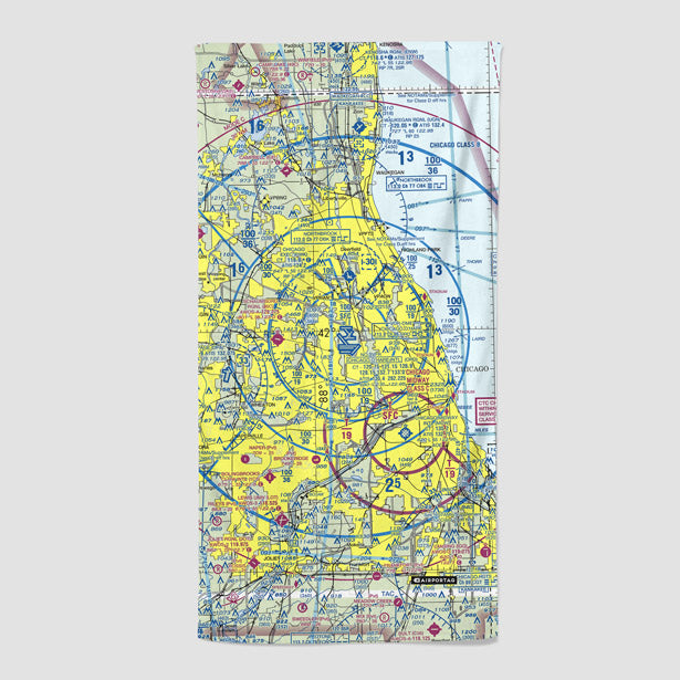 ORD Sectional - Beach Towel - Airportag